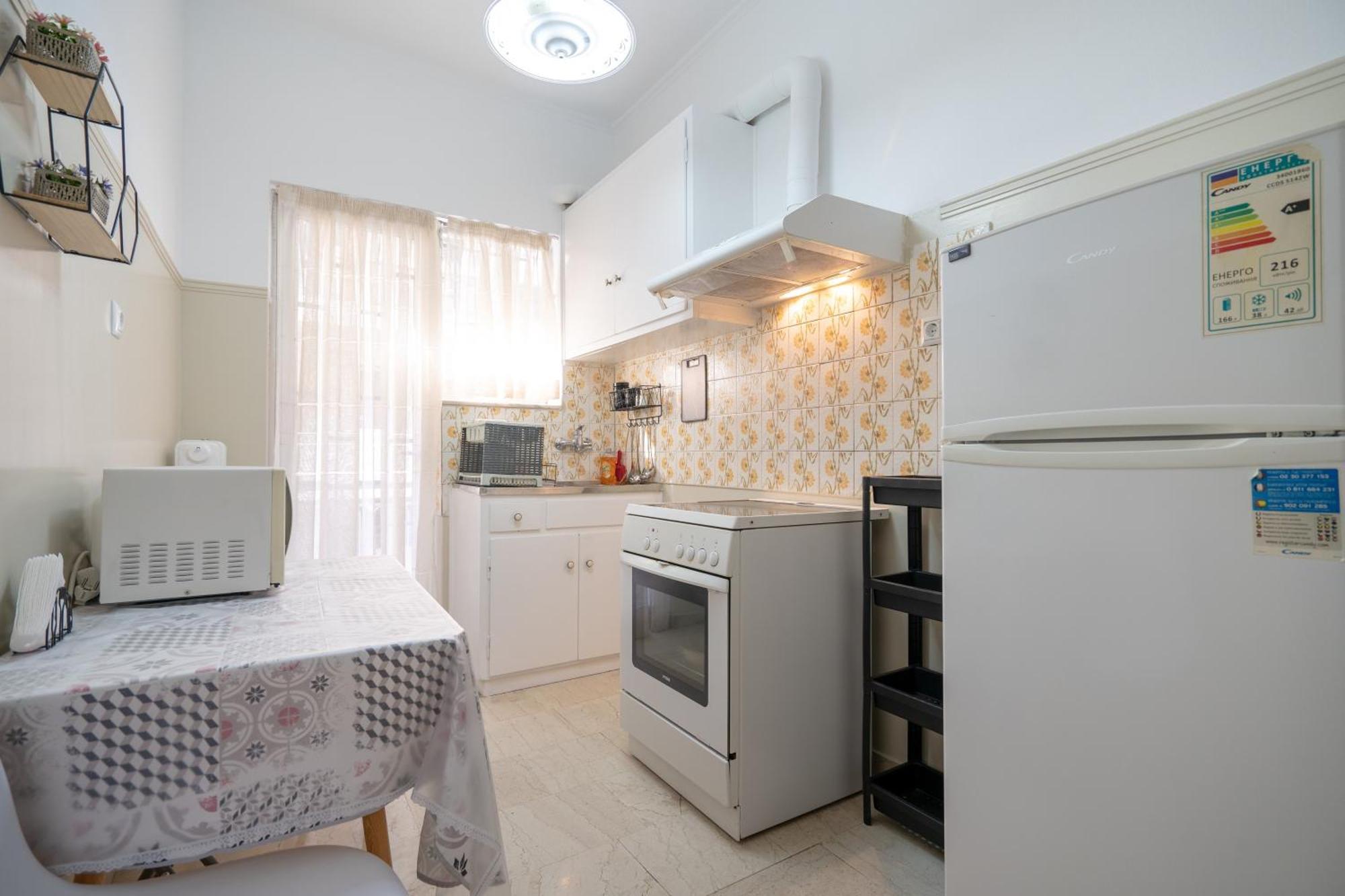 Neos Kosmos Metro St 1 Bedrm 3 Pers Flat By Mps * Athens