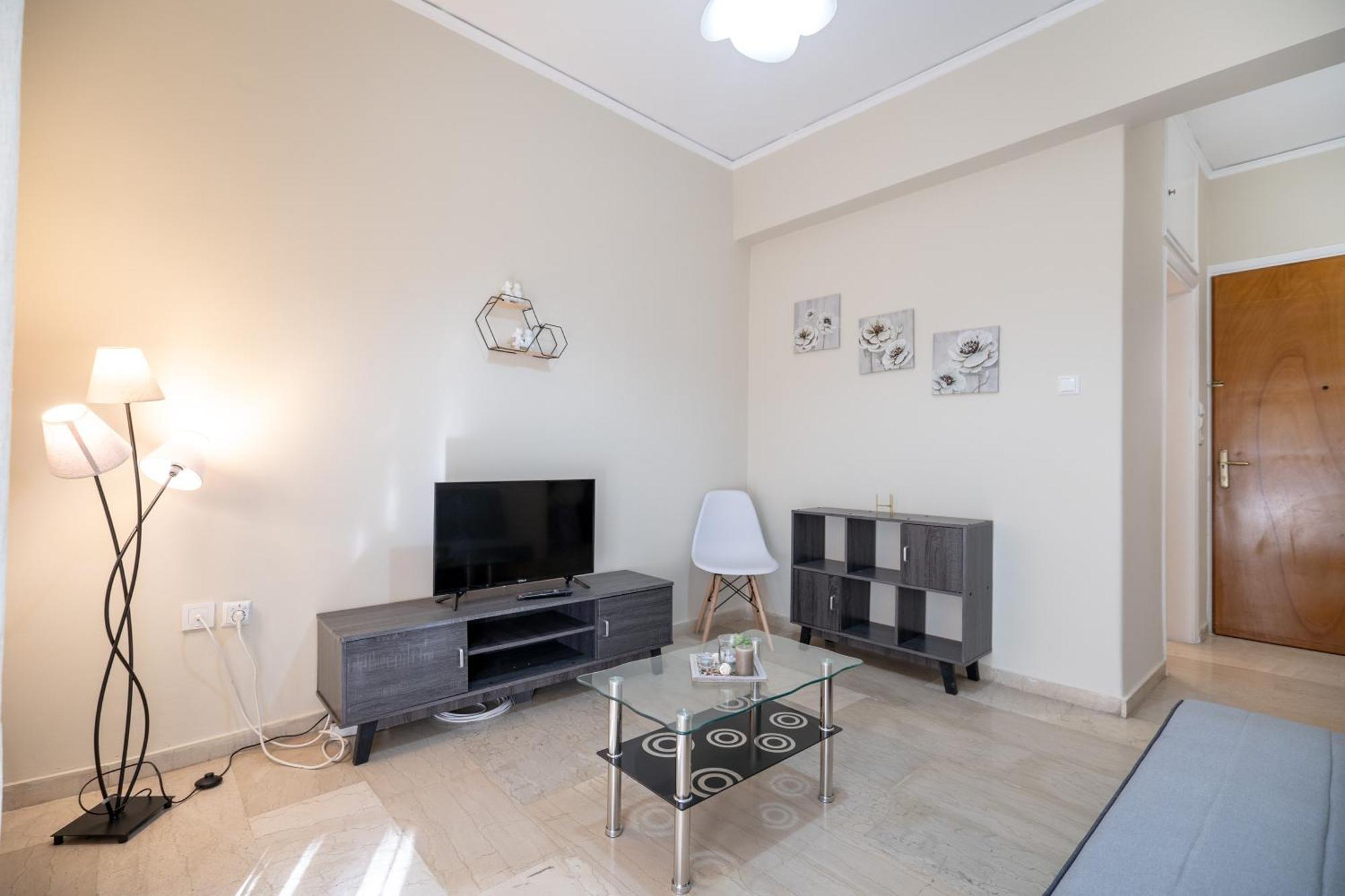 Neos Kosmos Metro St 1 Bedrm 3 Pers Flat By Mps Apartment Athens